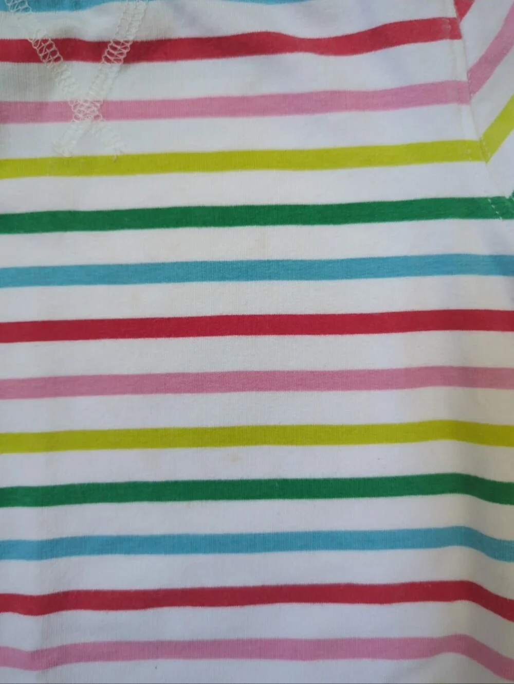 Mini Boden Striped Crewneck Kids Top in Multi-Color
